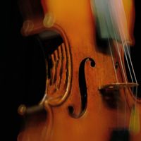 Music with a sense of happiness for orchestra and piano