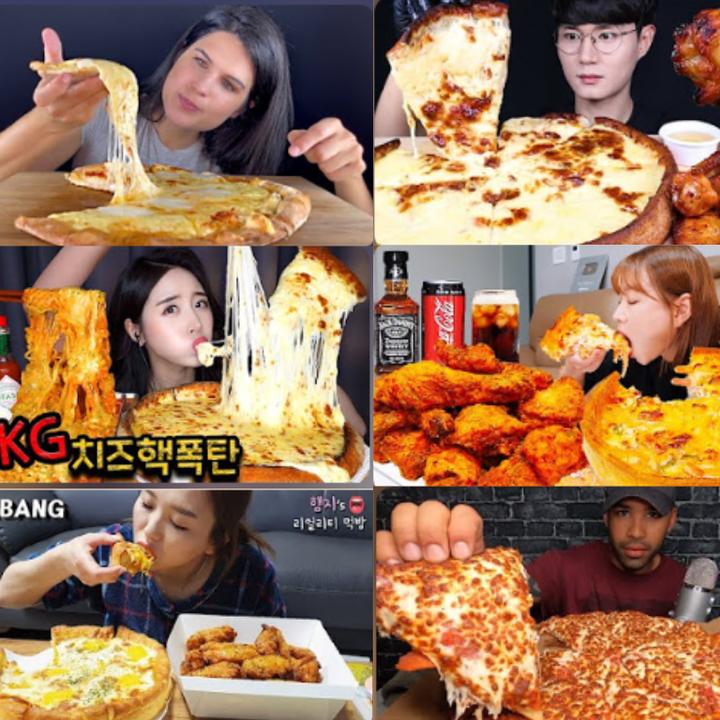 ASMR mukbang compilation - suara asli