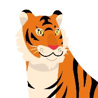 Tiger Tips - suara asli